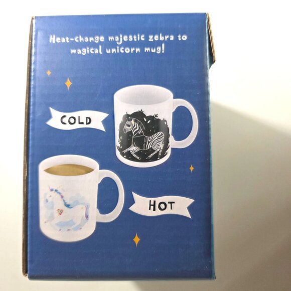 Fierce To Fabulous Heat Change Mug Zebra To Unicorn new gift coffee cup - Picture 4 of 7